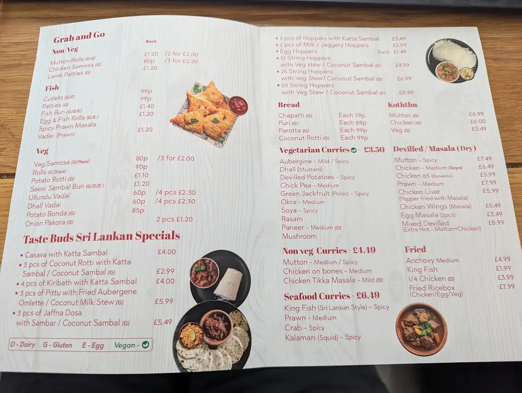Menu_TASTE BUDS_Worcester Park_image_1