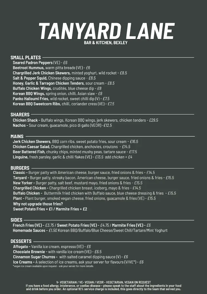 Menu_Tanyard Lane Bar & Kitchen_Bexley_image_1