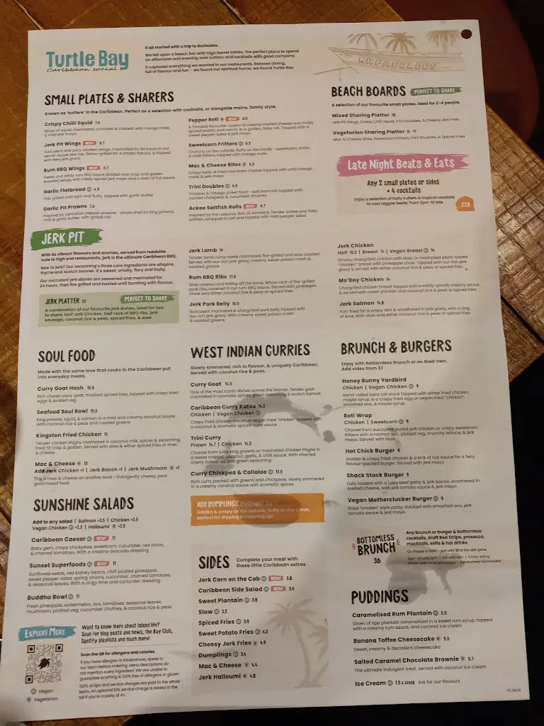 Menu_Turtle Bay York_York_image_1