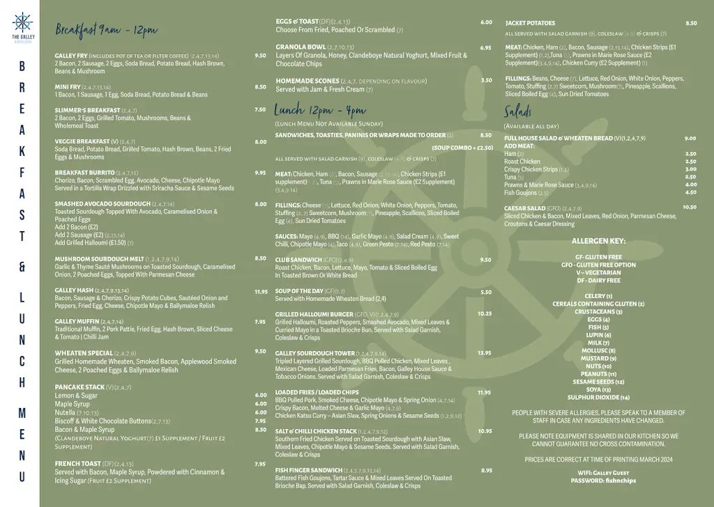 Menu_The Galley Take Away & Restaurant_Annalong_image_1