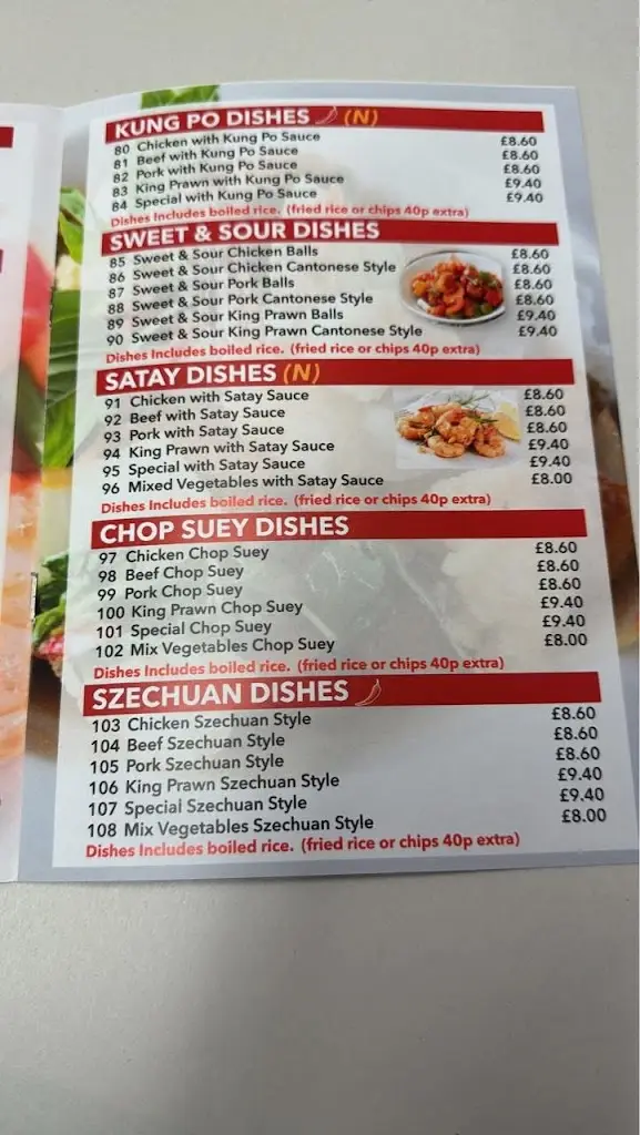 Menu_Golden City (Ballymena)_Ahoghill_immagine_2