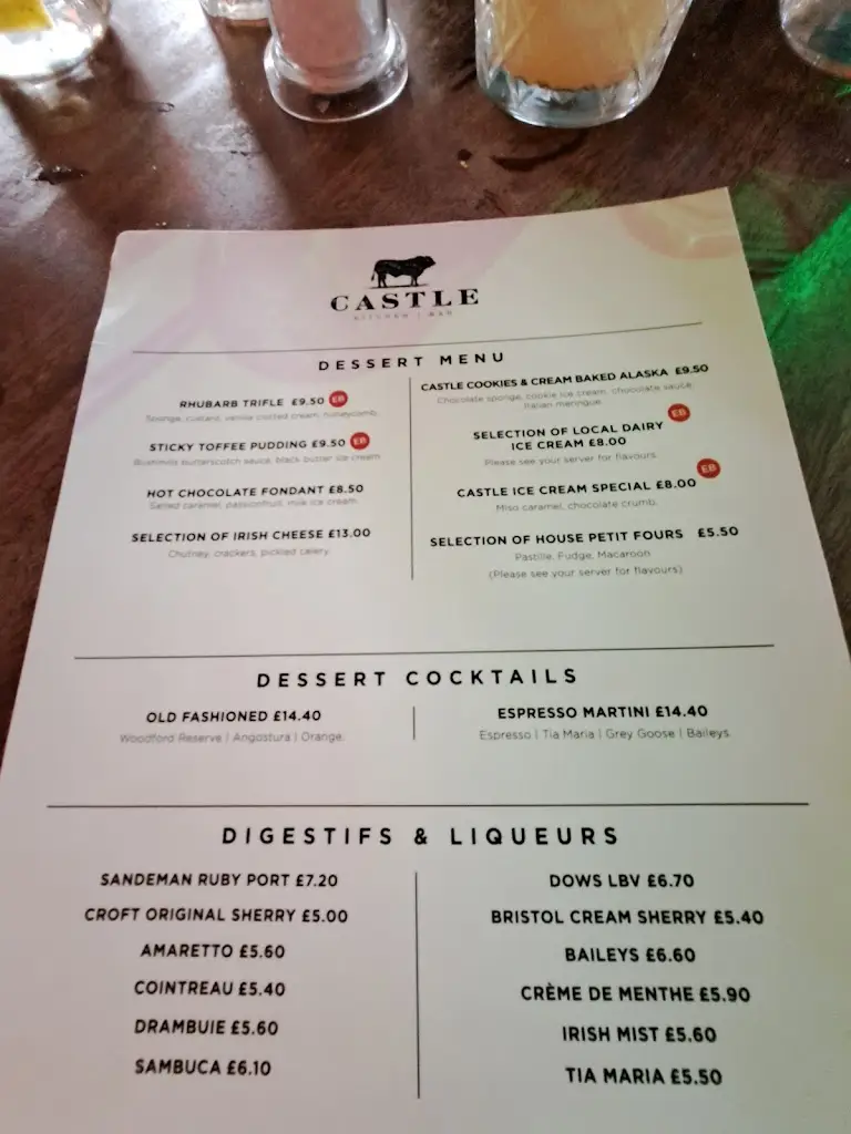 Menu_Castle Kitchen + Bar_Ahoghill_image_2