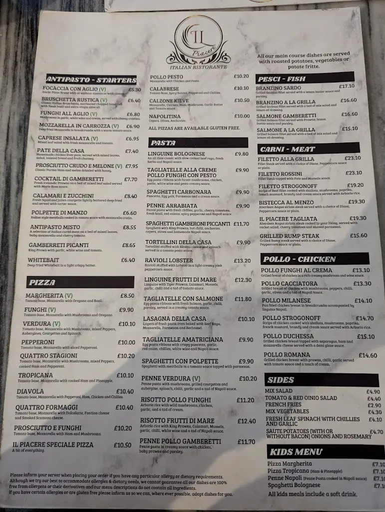 Menu_Il Piacere_Yeadon_image_1