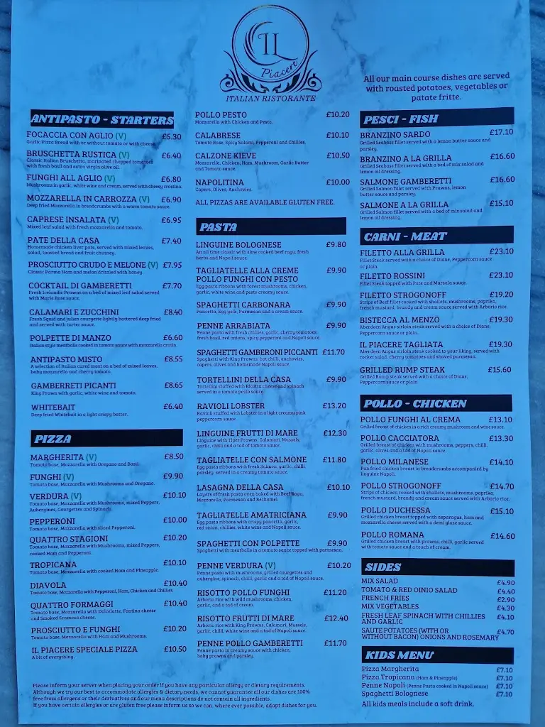 Menu_Il Piacere_Yeadon_image_2