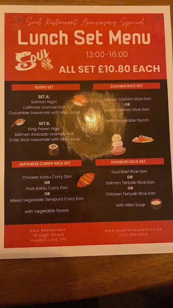 Menu_Soul Restaurant_Yeadon_image_1