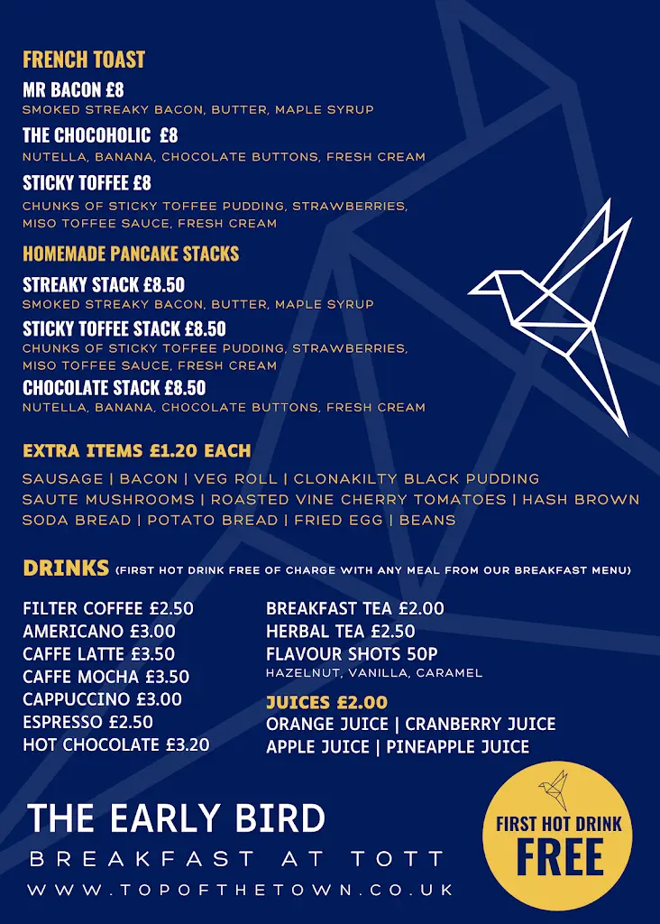 Menu_Top of the Town_Antrim_image_2