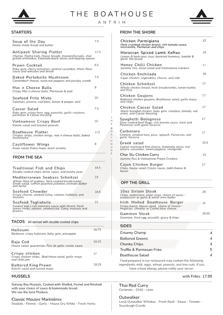 Menu_The Boathouse Antrim_Antrim_image_1
