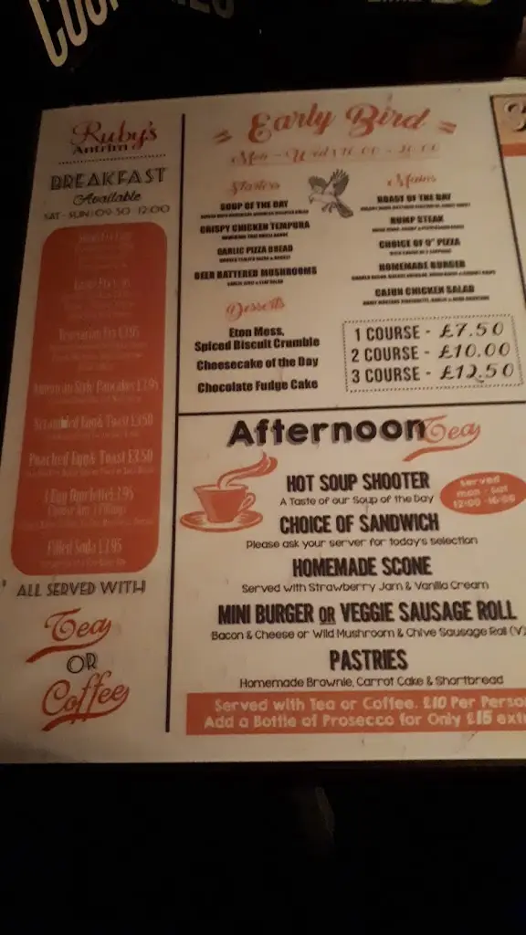 Menu_The Bridge End Bar_Antrim_image_1