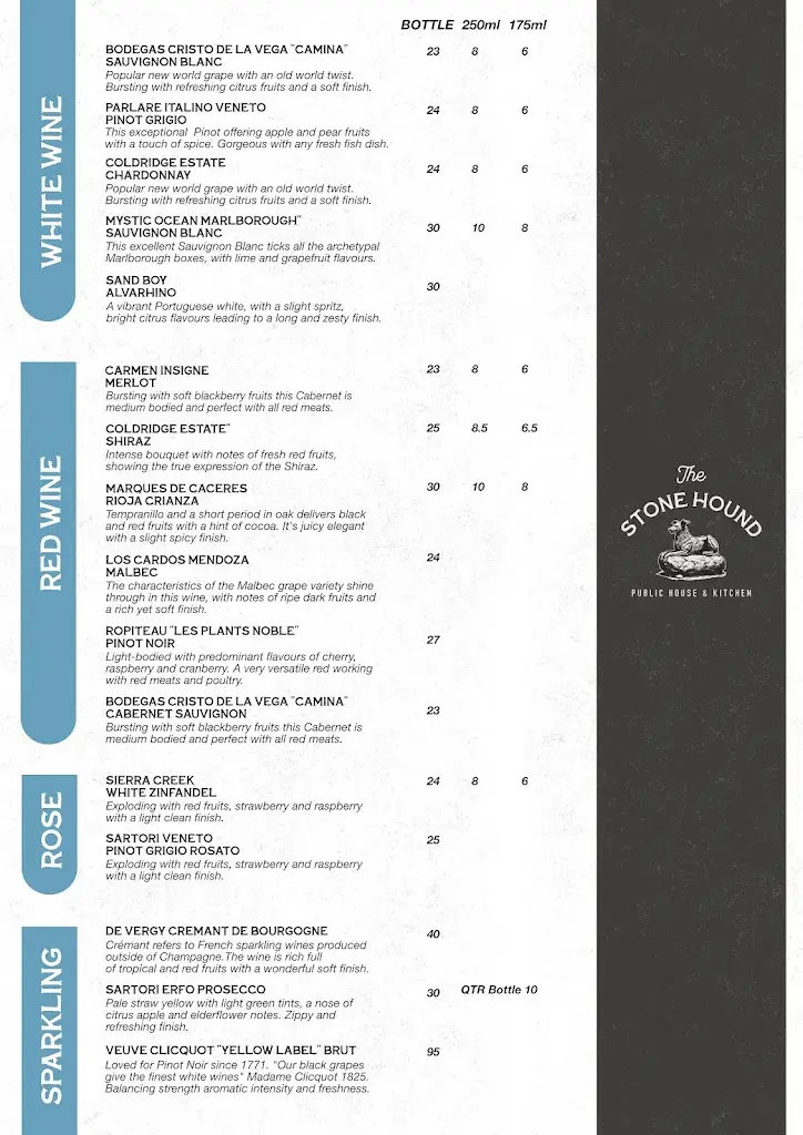 Menü_The Stone Hound_Antrim_Bild_2