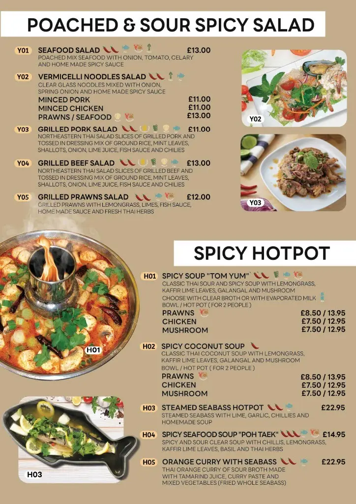 Menu_Thai Spicy @ The Kings Head Bexley_Bexley_image_3
