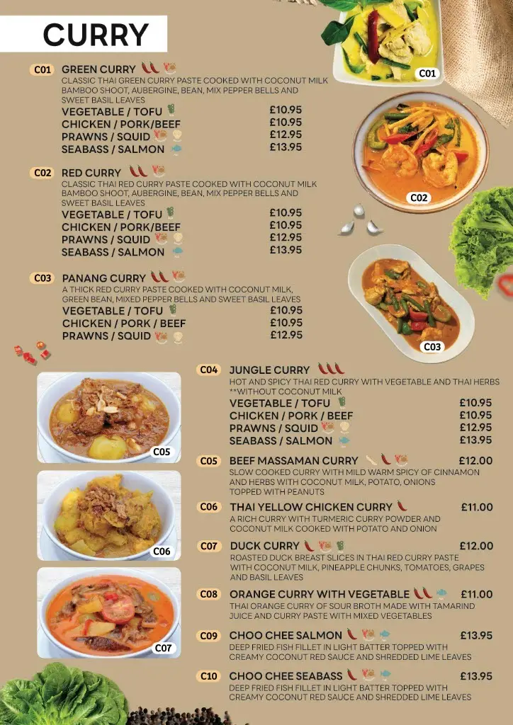 Menu_Thai Spicy @ The Kings Head Bexley_Bexley_image_4