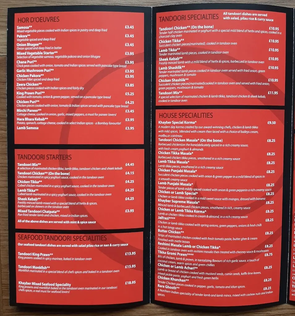 Menu_The Khayber_Antrim and Newtownabbey_image_4