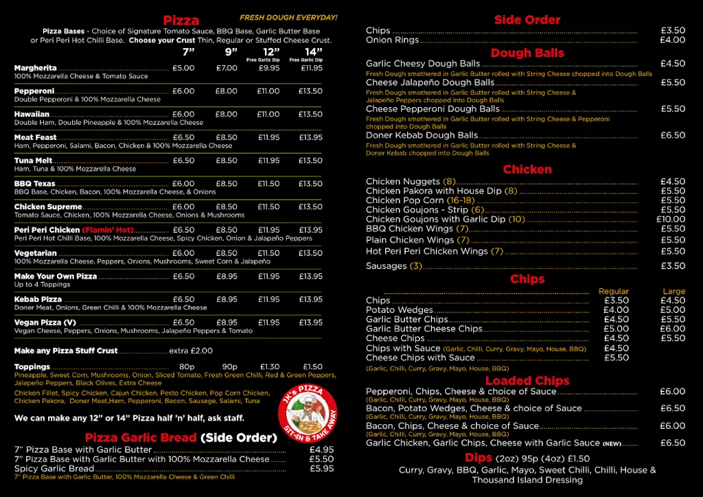 Menu_Jks Pizza - Newtownabbey_Antrim and Newtownabbey_image_1