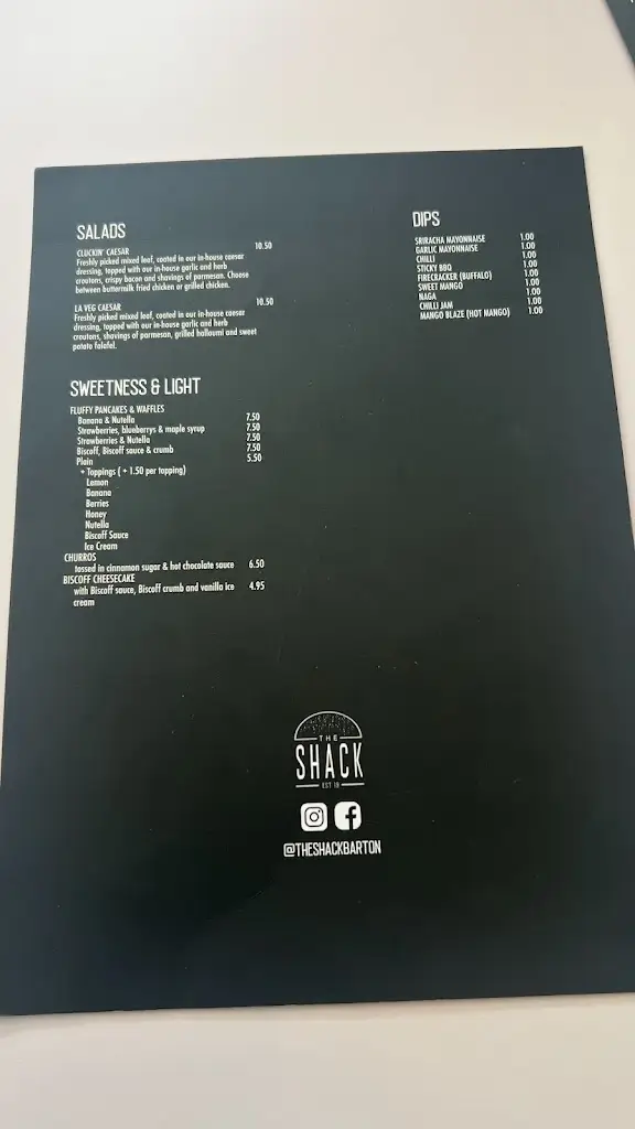 Menu_The Shack_Biggleswade_image_2