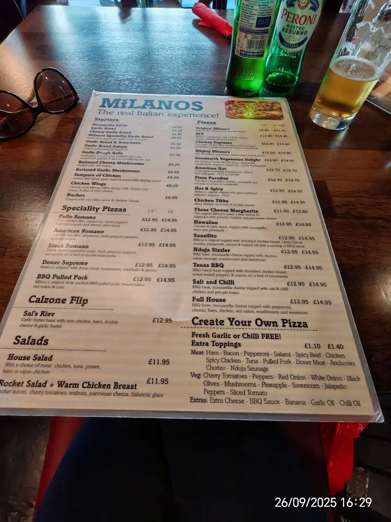 Menu_Milanos Ballymena_Ballymena_image_3