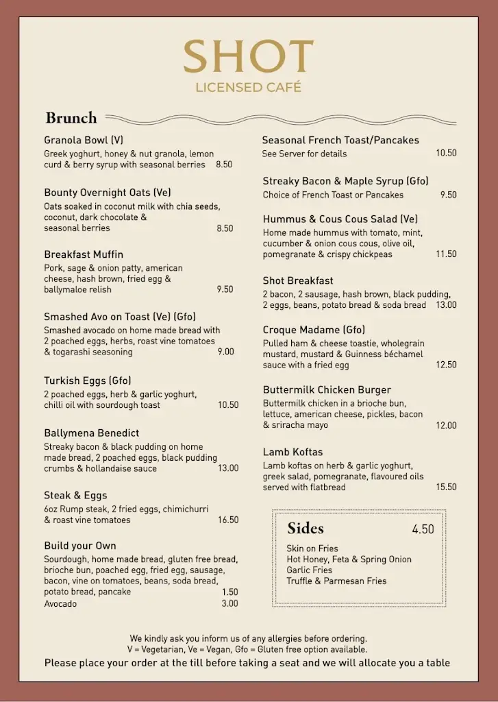 Menu_Shot Licensed Cafe_Ballymena_image_2
