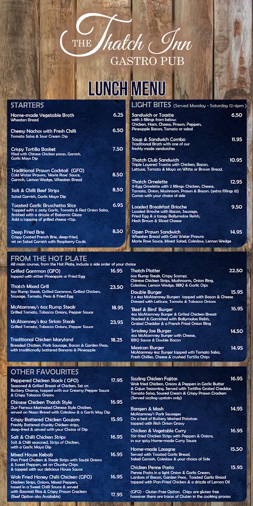 Menu_The Thatch Inn_Broughshane_image_1