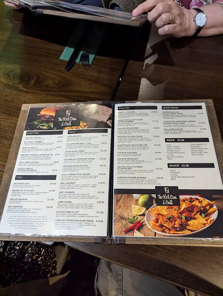 Menu_The Well Bar and Grill_Ballykelly_image_1