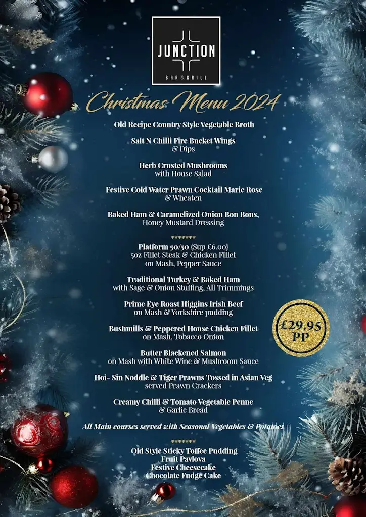 Menu_Junction Bar & Grill at the Depot Bar & Venue Limavady_Ballykelly_image_3