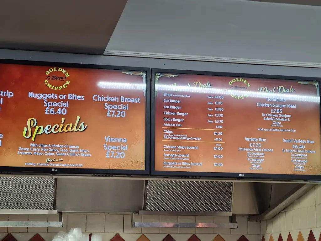Menu_The Golden Chipper_Ballykelly_immagine_1