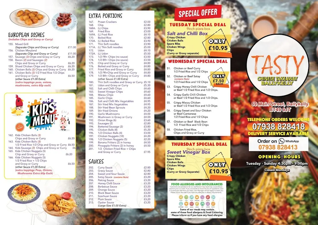 Menu_Tasty Chinese takeaway Ballykelly_Ballykelly_image_1