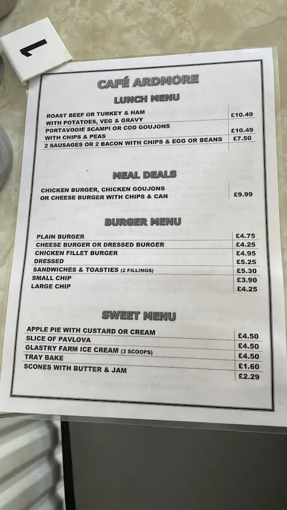 Menu_Ardmore Cafe_Ballywalter_image_2