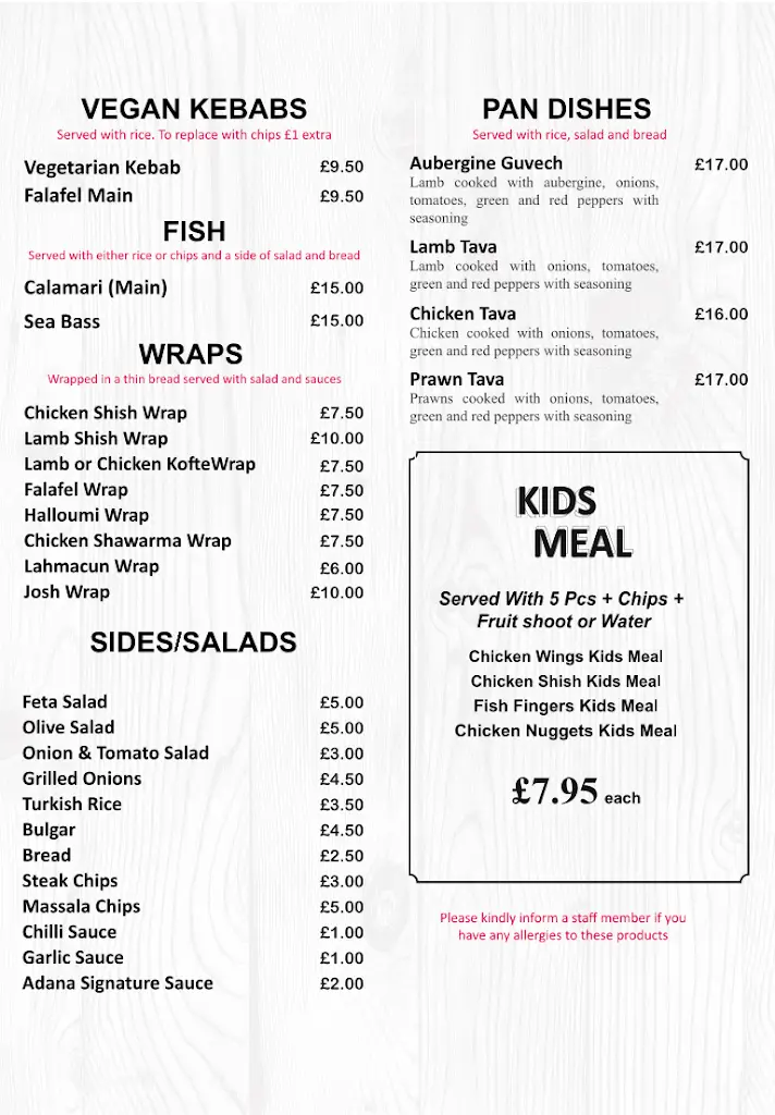 Menu_Adana Turkish with Fusion®_Bethnal Green_immagine_1