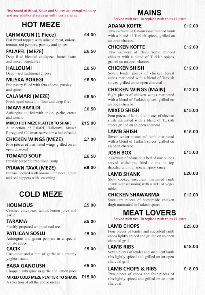 Menu_Adana Turkish with Fusion®_Bethnal Green_immagine_3
