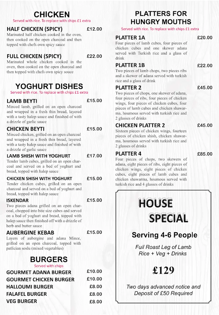 Menu_Adana Turkish with Fusion®_Bethnal Green_immagine_4
