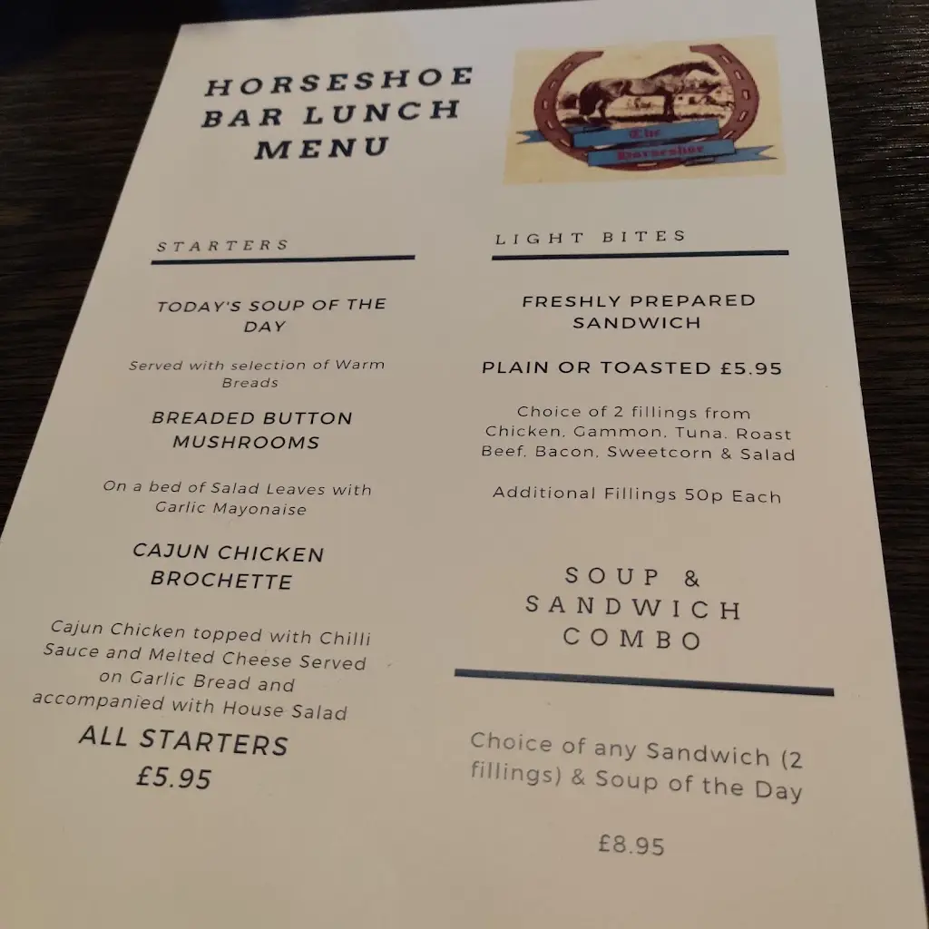 Menu_Horseshoe & Saddlers_Ballinamallard_immagine_4