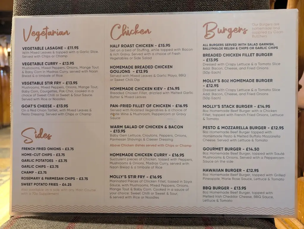 Menu_Molly's Bar_Ballinamallard_image_2