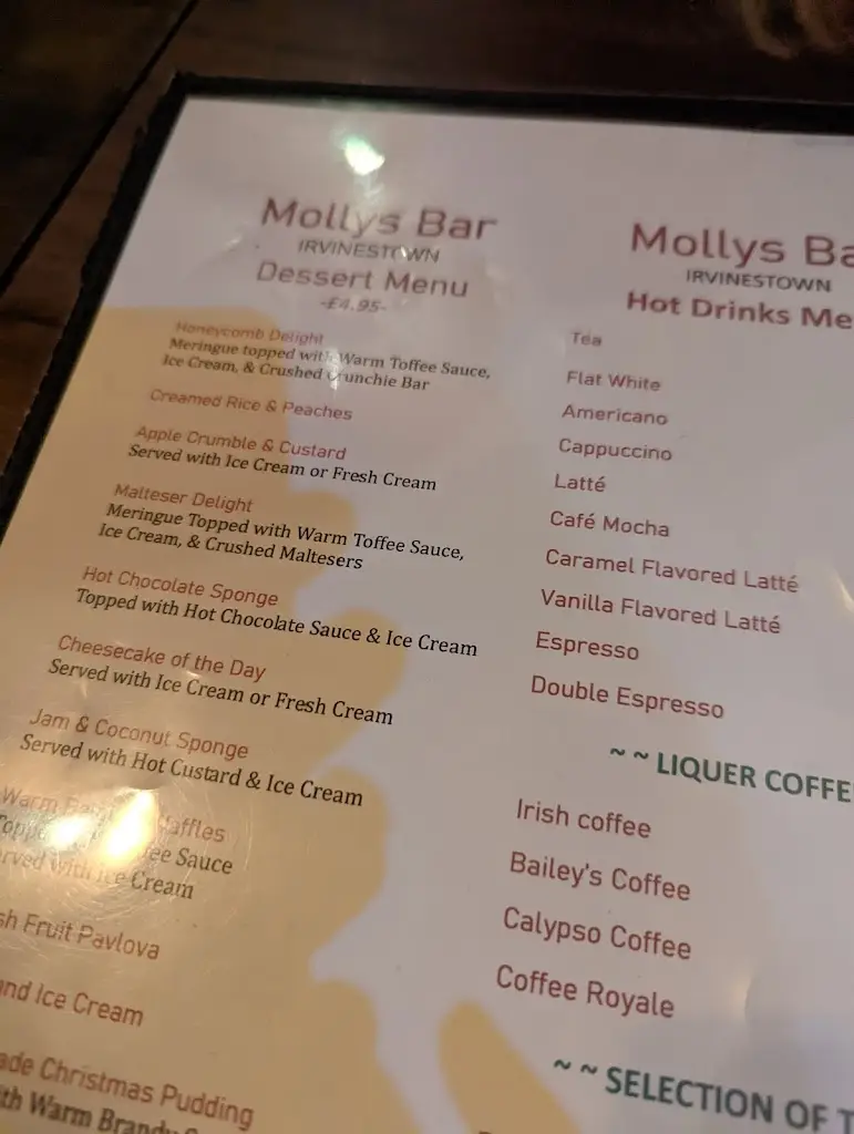 Menu_Molly's Bar_Ballinamallard_image_4