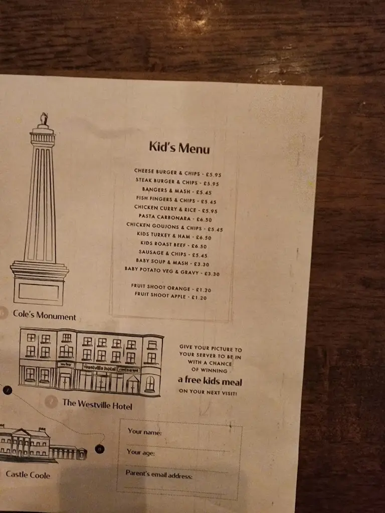 Menu_Crowe's Nest_Ballinamallard_image_2