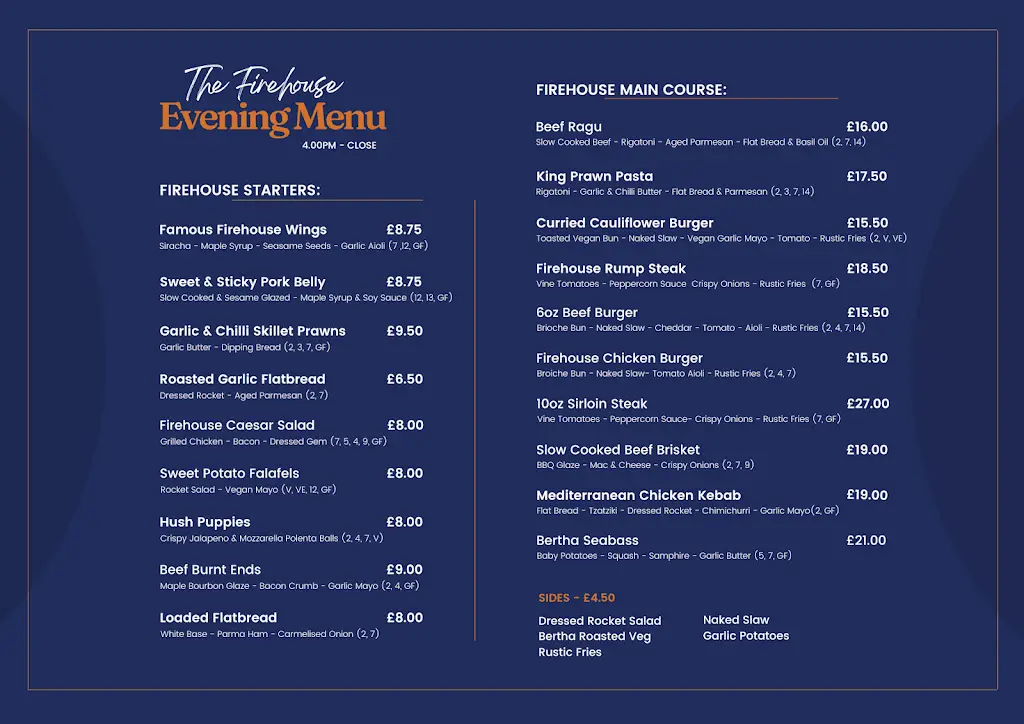 Menu_The Firehouse_Ballinamallard_image_4