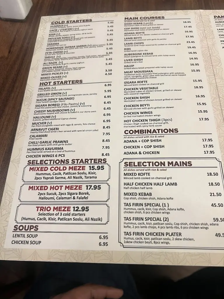 Menu_Taş Fırın Turkish Restaurant - Shoreditch_Bethnal Green_image_3