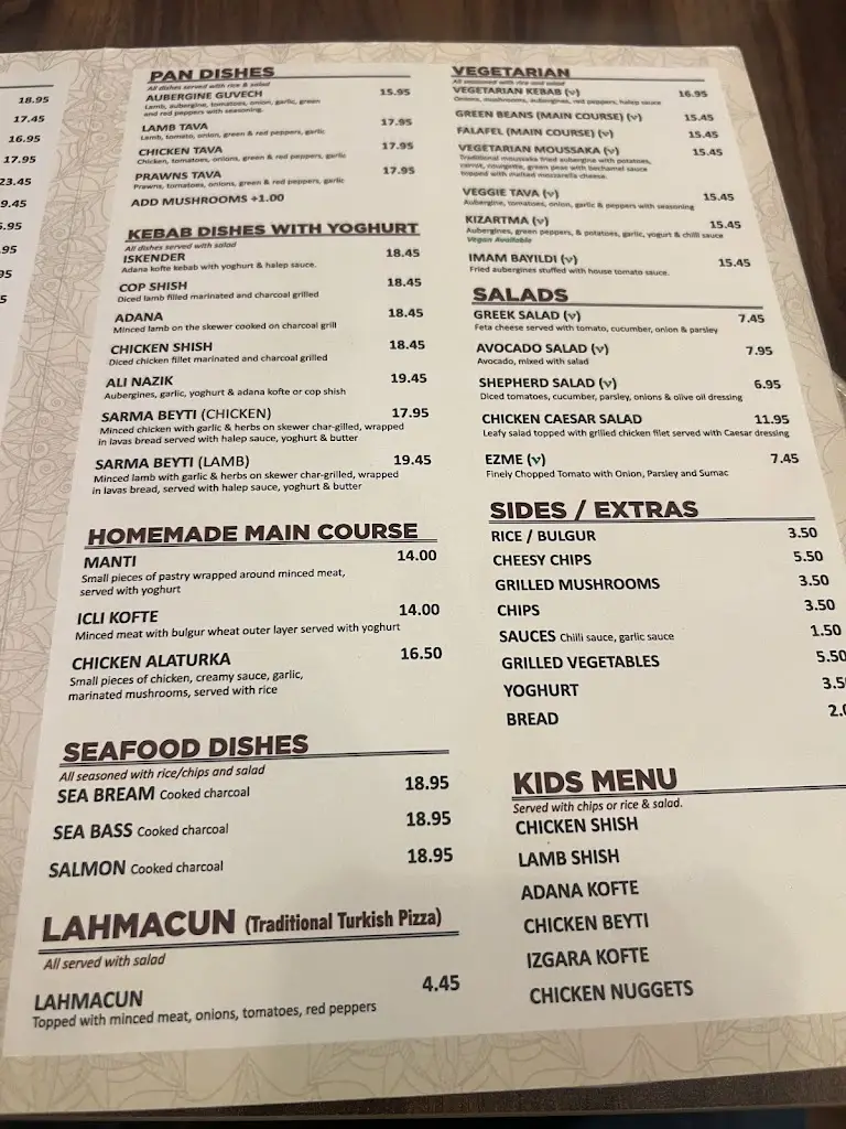 Menu_Taş Fırın Turkish Restaurant - Shoreditch_Bethnal Green_image_4