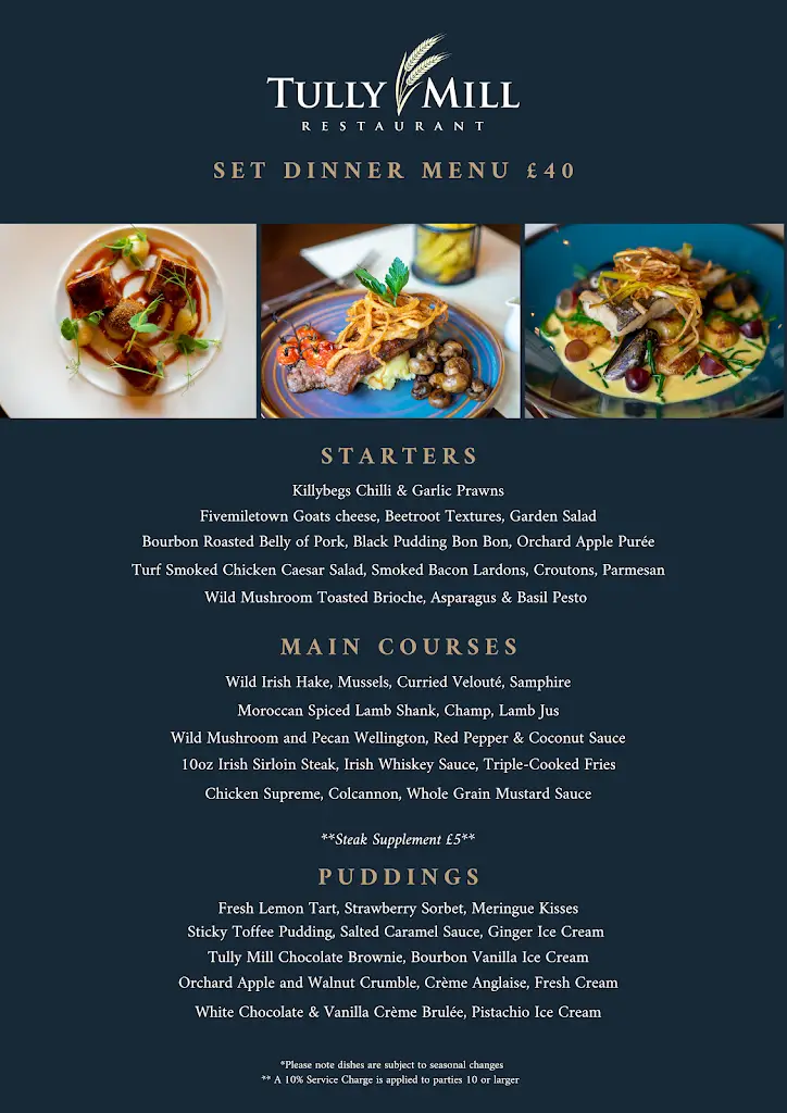 Menu_Tully Mill Restaurant_Ballinamallard_image_2