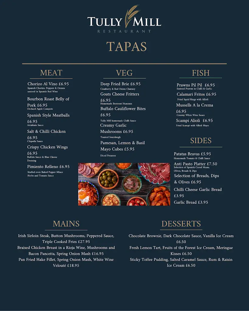 Menu_Tully Mill Restaurant_Ballinamallard_image_3