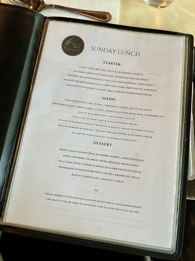 Menu_Tully Mill Restaurant_Ballinamallard_image_4