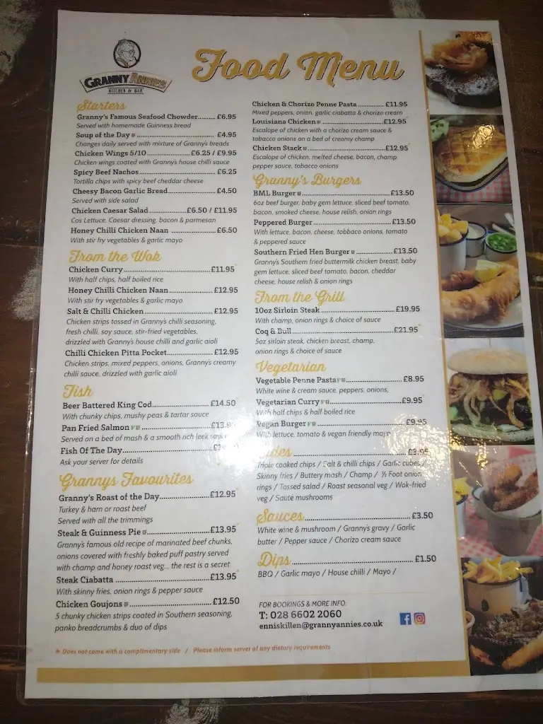 Menu_Granny Annies_Ballinamallard_image_3
