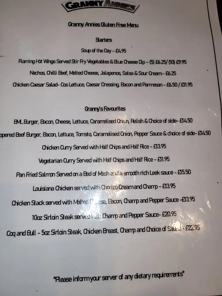 Menu_Granny Annies_Ballinamallard_image_4