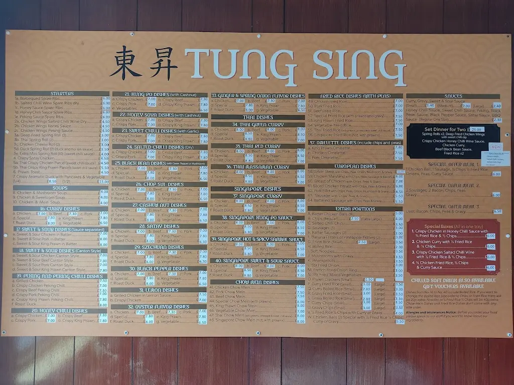 Menu_Tung Sin_Ballinamallard_immagine_1