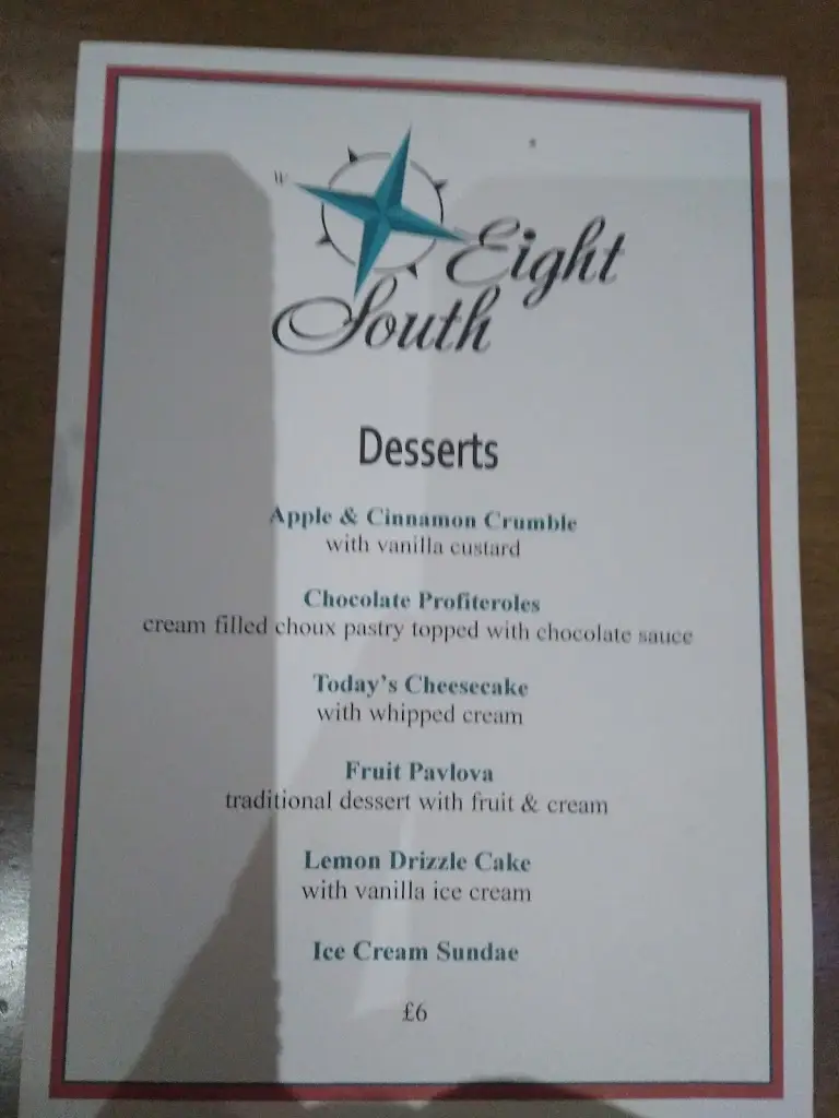 Menu_Eight South_Carryduff_immagine_3