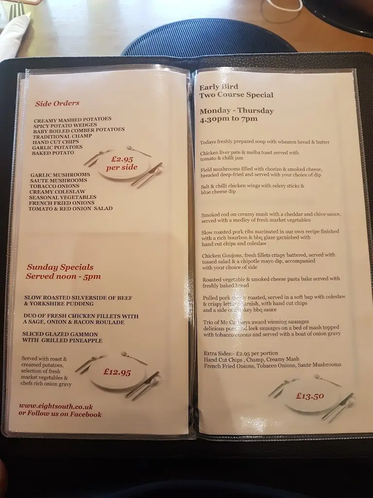Menu_Eight South_Carryduff_immagine_4