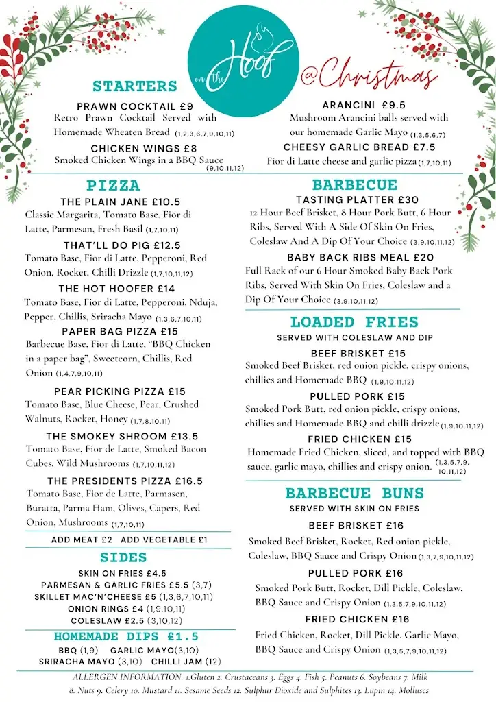 Menu_On The Hoof_Armagh_image_1