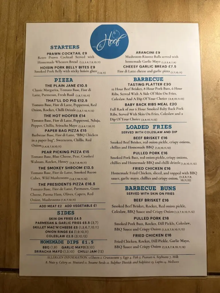 Menu_On The Hoof_Armagh_image_2