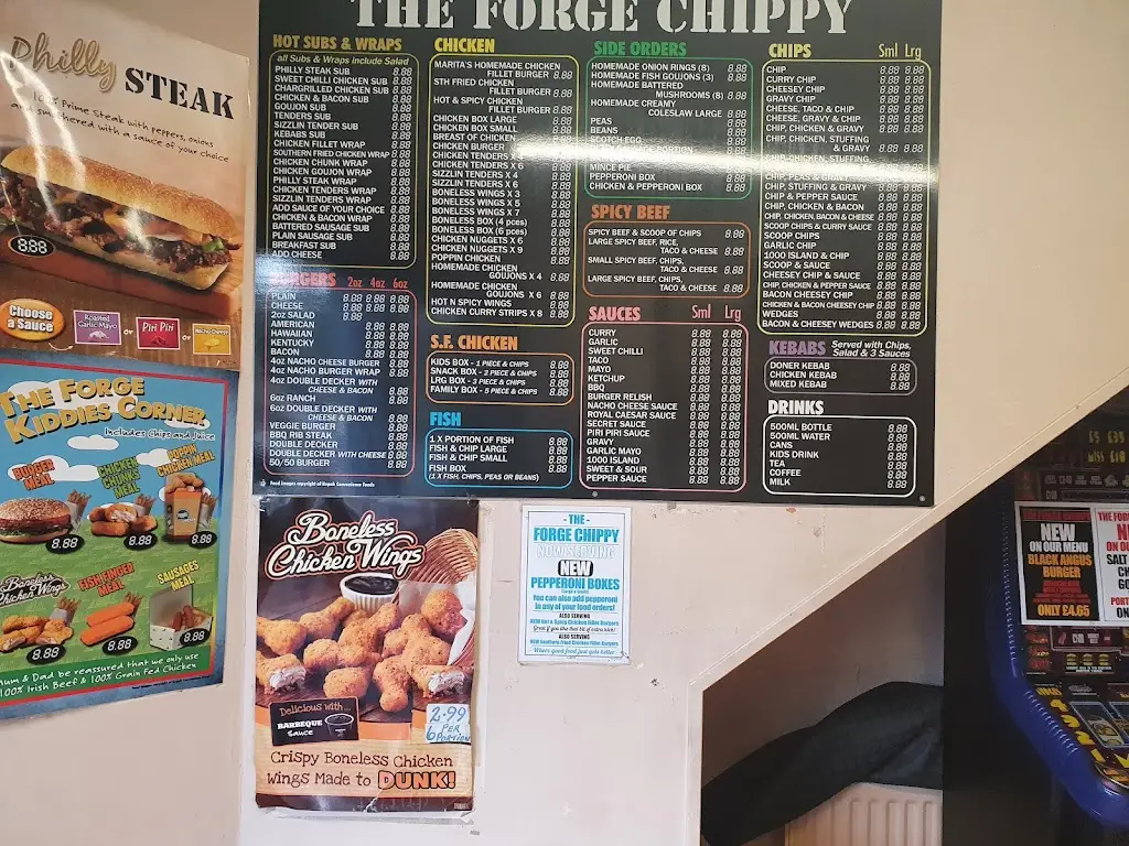 Menu_The Forge Express_Castlederg_image_2