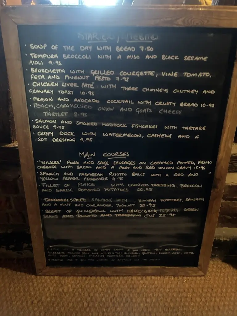 Menu_The Three Chimneys_Biddenden_image_2