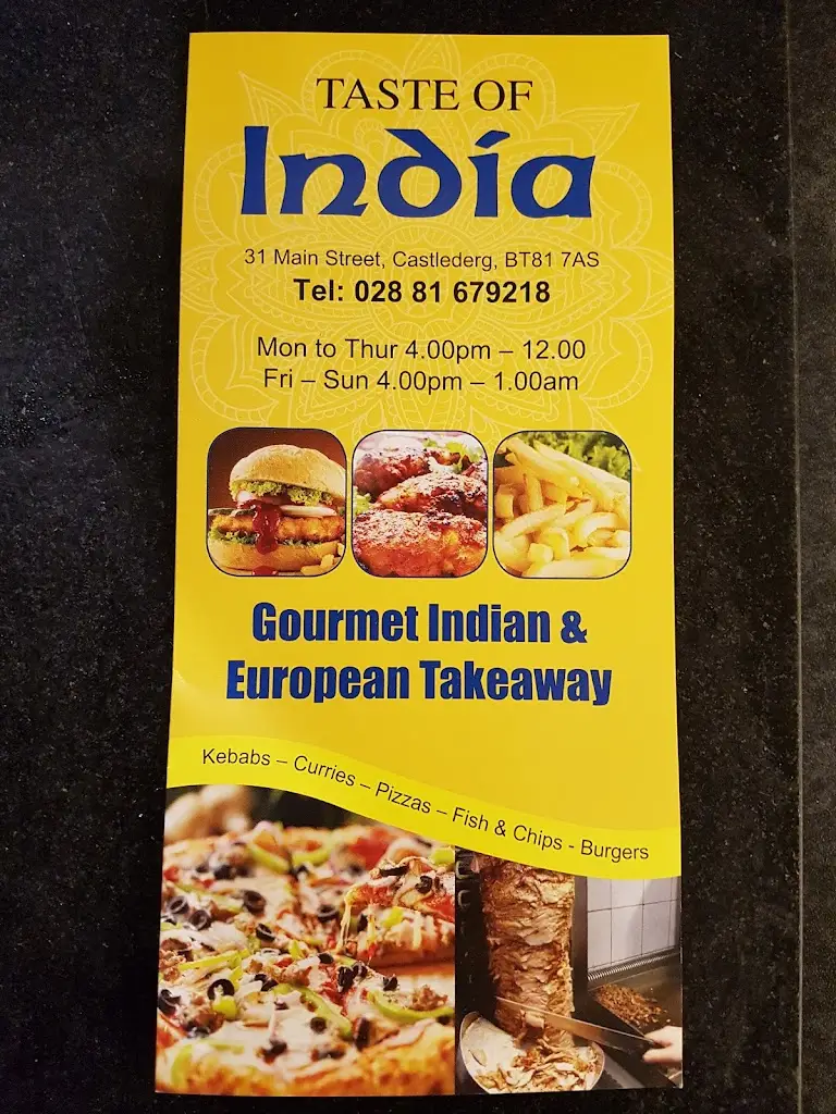 Menu_Taste of India_Castlederg_image_4