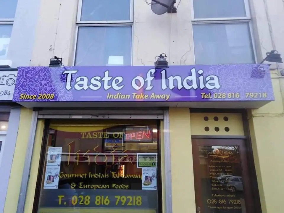 Taste of India restaurant in Castlederg